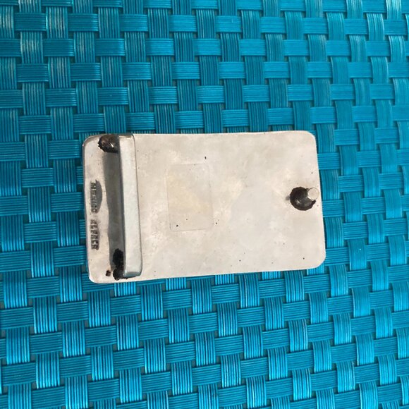 Vintage Silver Tone Abalone Stone Inlay Belt Buckle Mexico - Picture 3 of 9